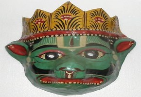 маска - изображение майяского бога